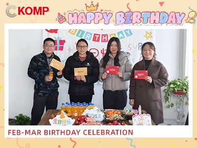 Celebración del cumpleaños de los empleados en marzo