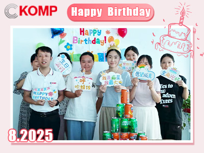 KOMP celebra los cumpleaños de sus empleados con cariño y calidez