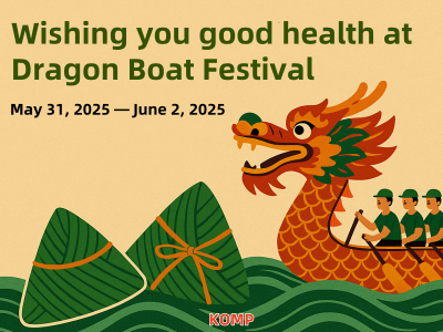 ¡Le deseamos buena salud en el Festival del Bote del Dragón!