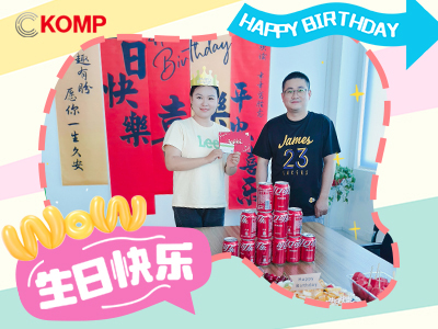 Feliz cumpleaños a los empleados de KOMP